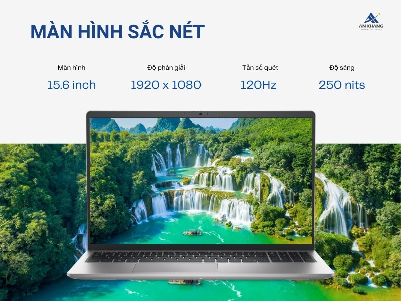 Dell Inspiron 15 3520 N3520-i3U085W11SLU-KYHD với màn hình 15.6 inch FHD sắc nét