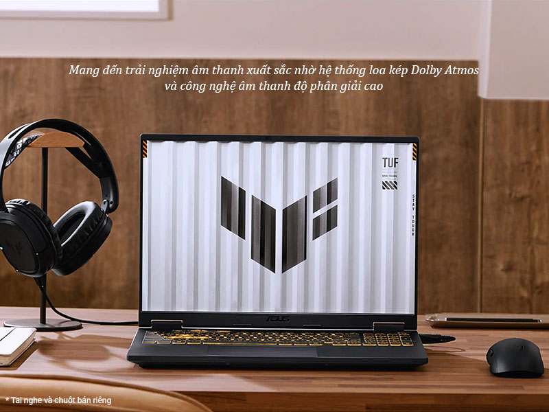TUF Gaming F16 mang đến trải nghiệm âm thanh xuất sắc