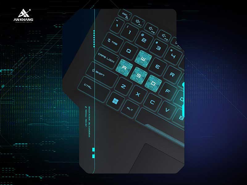 Laptop gaming MSI Cyborg 15 A13UC-2088VN thiết kế cyberpunk trong suốt ấn tượng