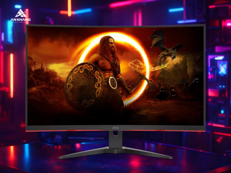 M&agrave;n h&igrave;nh Gaming AOC C32G2ZE/74 hiển thị rộng r&atilde;i, tốc độ vượt trội