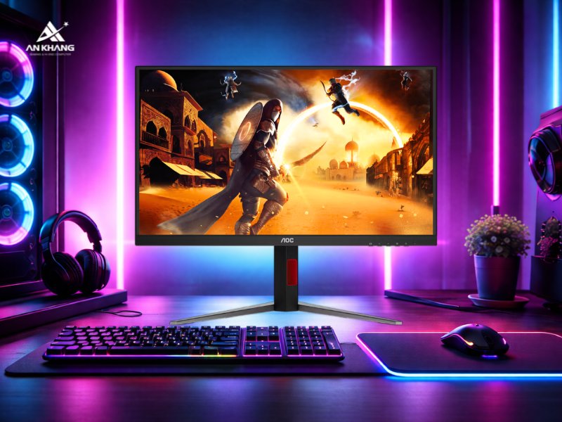 M&agrave;n h&igrave;nh Gaming AOC U27G4/71 c&acirc;n bằng giữa tốc độ v&agrave; chất lượng hiển thị