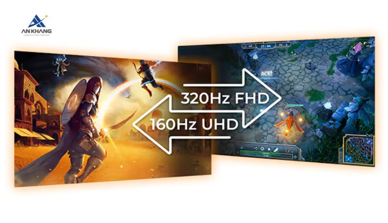 M&agrave;n h&igrave;nh Gaming AOC U27G4/71 với t&iacute;nh năng Dual Refresh Rate hiện đại 