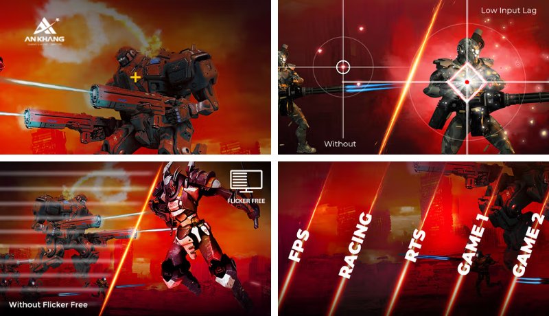 M&agrave;n h&igrave;nh Gaming AOC U27G4/71 trang bị bộ t&iacute;nh năng hữu &iacute;ch d&agrave;nh ri&ecirc;ng cho game thủ