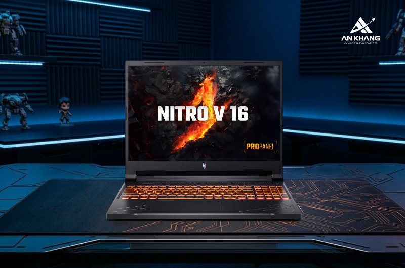 Laptop Acer Gaming Nitro ProPanel ANV16-41-R6ZY NH.QP2SV.002 là laptop gaming 16 inch mạnh mẽ cho gaming và sáng tạo