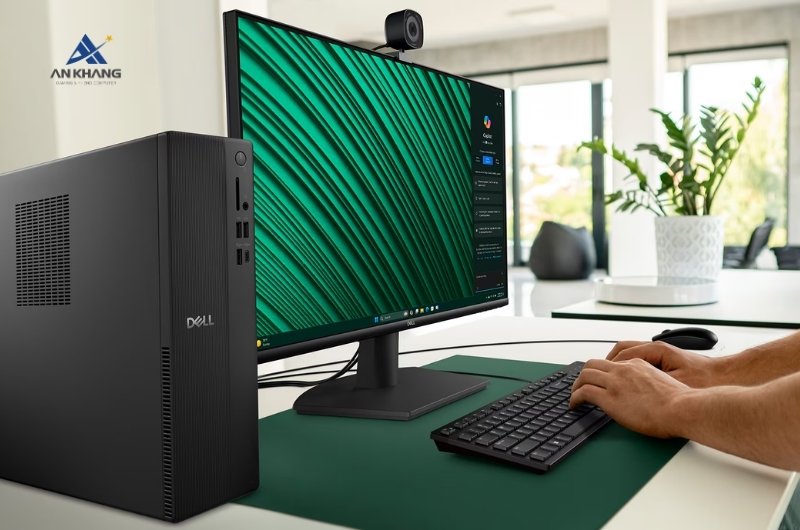 Máy tính để bàn Dell Slim ECS1250 2XDYF đi kèm bộ bàn phím chuột tiện dụng