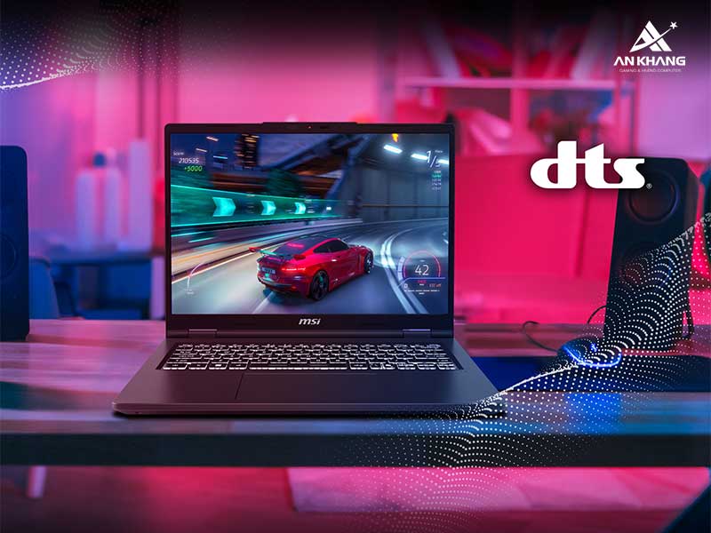 MSI Venture 14 AI A1MG 005VN với âm thanh DTS chất lượng cao