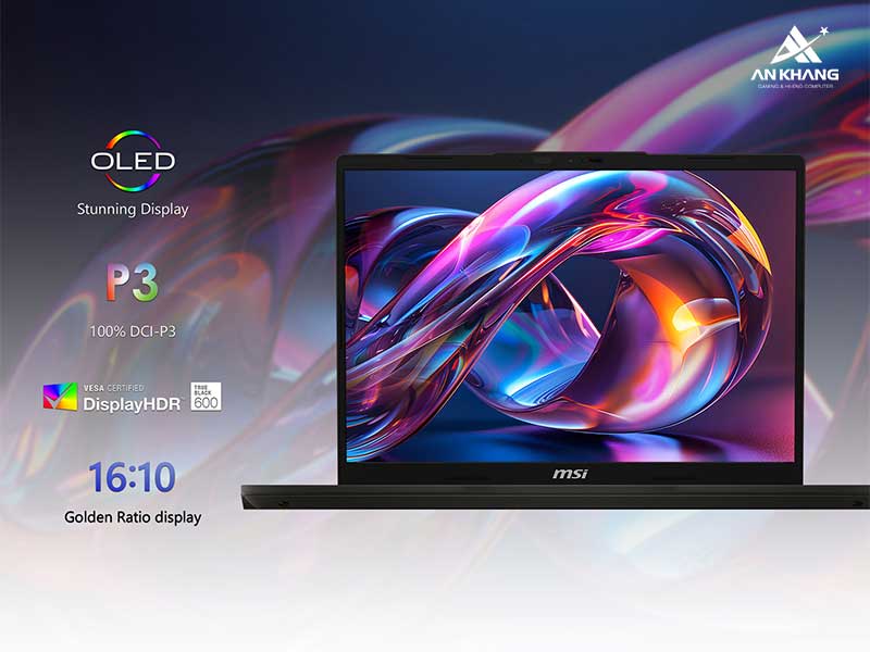 MSI Venture 14 AI A1MG 005VN với màn hình 14inch 2.8K OLED sắc nét