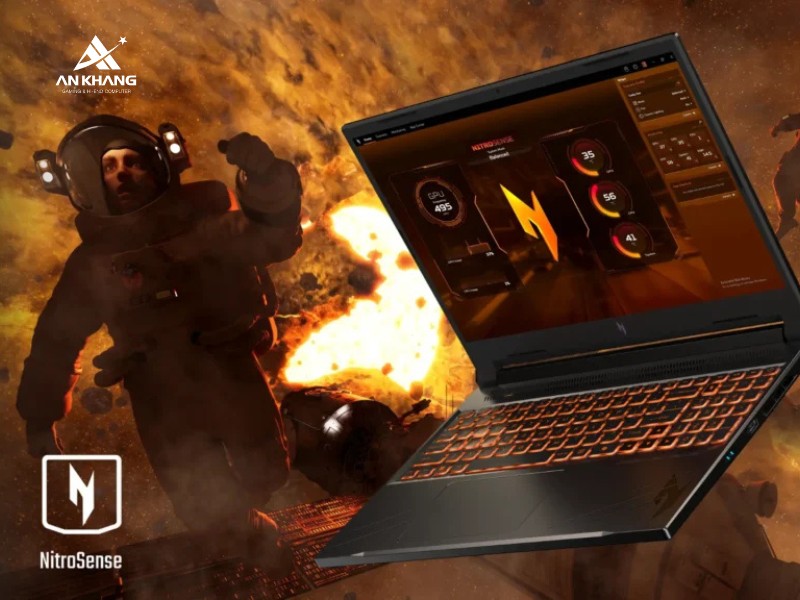Acer Nitro V ANV16-41-R36Y NH.QP1SV.004 tản nhiệt hiệu quả, độ ồn thấp Acer Nitro V ANV16-41-R36Y NH.QP1SV.004 tản nhiệt hiệu quả, độ ồn thấp