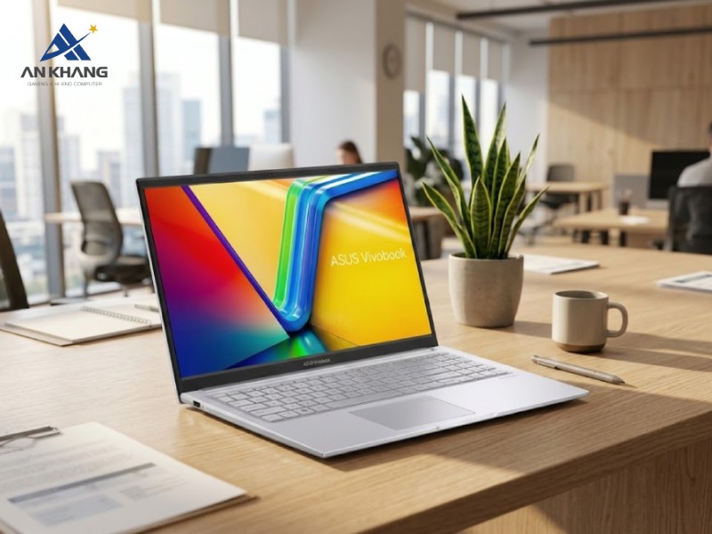 Laptop ASUS Vivobook 15 X1504VA-BQ285W sở hữu các trang bị tiện lợi cho trải nghiệm sử dụng hàng ngày