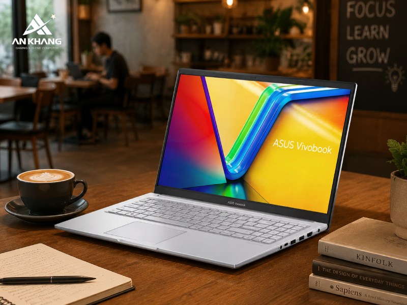 ASUS Vivobook 15 X1504VA-BQ285W – Laptop văn phòng bền bỉ, hiệu năng ổn định trong tầm giá dưới 20 triệu