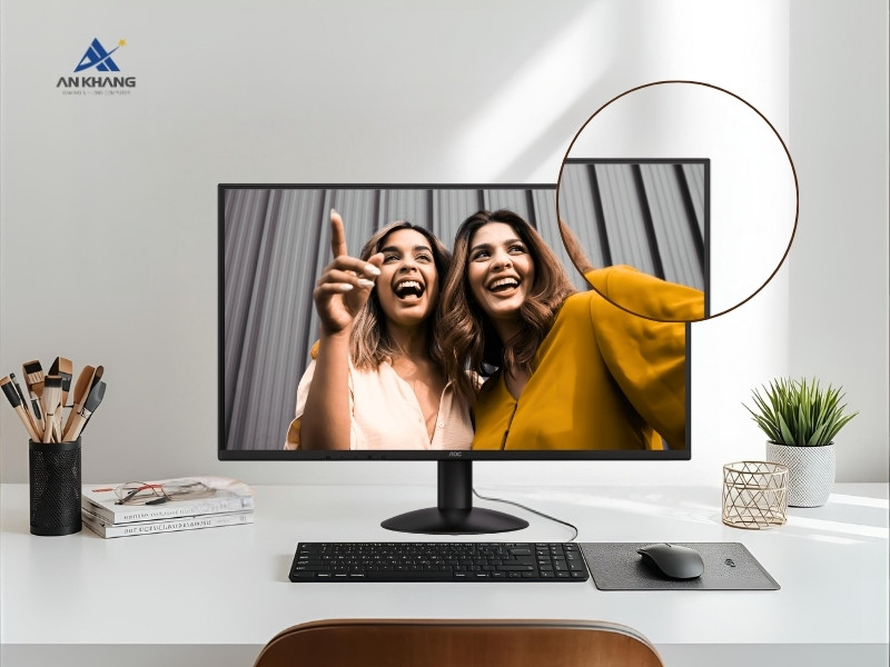 Màn hình AOC Q27B30S3/71 thiết kế tinh gọn, viền mỏng hiện đại