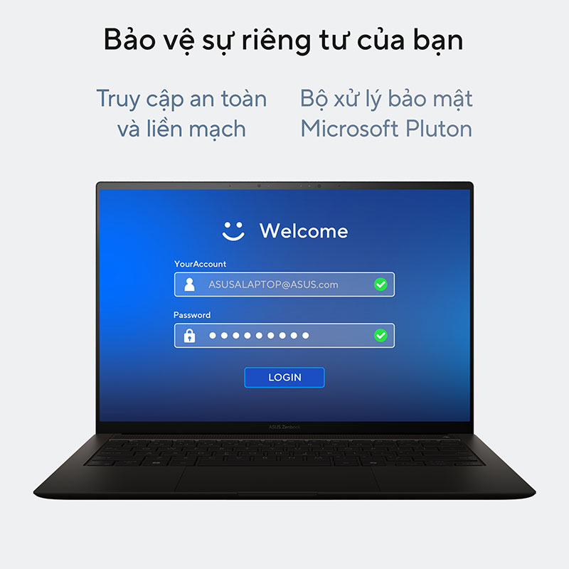 ASUS Zenbook S 14 UX5406SA-PV140WS - Bảo vệ quyền riêng tư của bạn