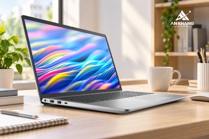Laptop Dell 15 DC15250 71100514 vận hành ổn định nhờ CPU Intel Core i5-1334U, RAM 16GB, SSD 512GB