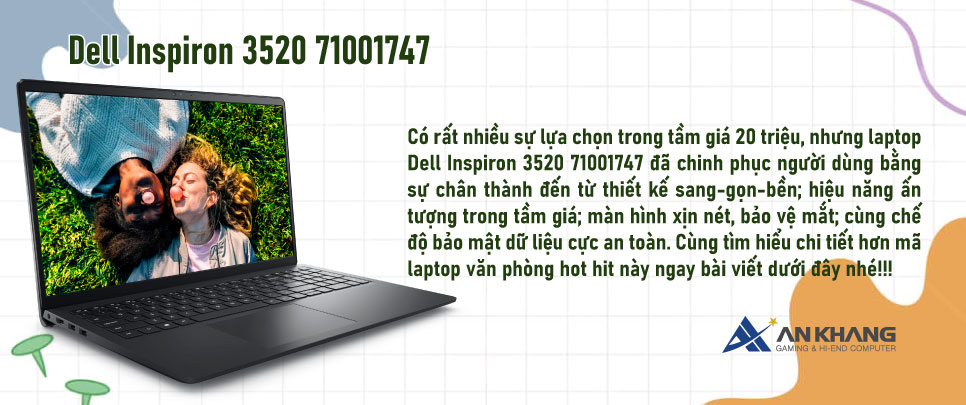 Laptop Dell Inspiron 3520 71001747
