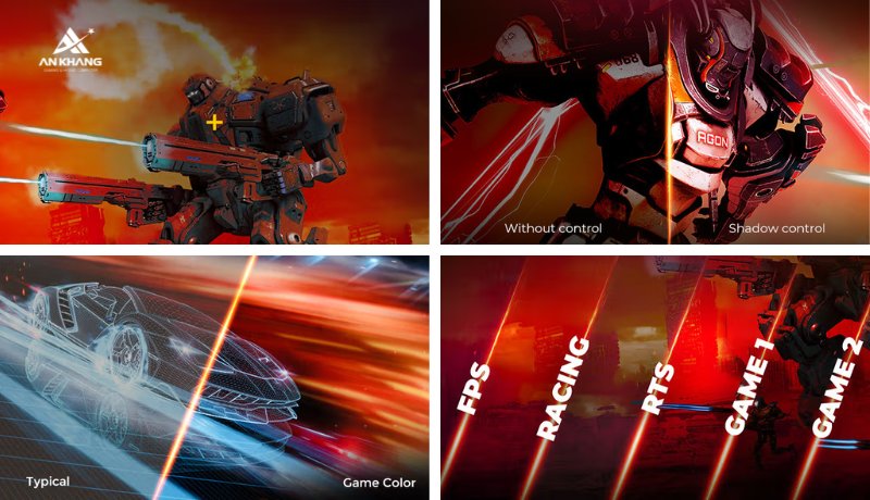 Màn hình gaming AOC 24G50Z/71 trang bị bộ công cụ hữu ích mang lại lợi thế cho bạn