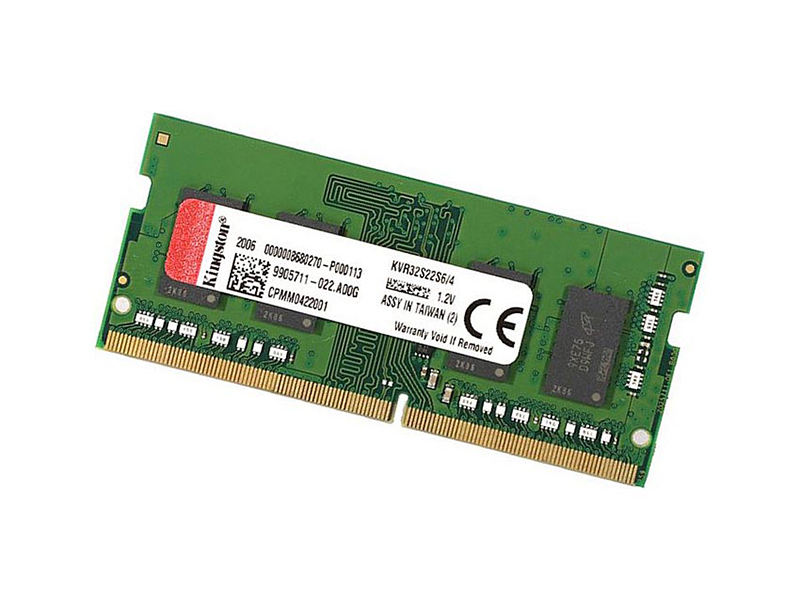 Ram Laptop Kingston 4GB 3200MHz DDR4 KVR32S22S6/4 xung nhịp cao