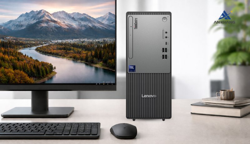 Máy tính để bàn Lenovo ThinkCentre neo 50t Gen 6 13BB0004VA - Hiệu năng ổn định, vận hành êm, sẵn sàng cho kỷ nguyên AI