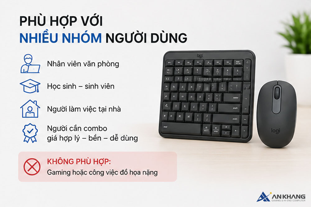 Logitech MK251 - Lựa chọn tối ưu cho dân văn phòng và học sinh sinh viên