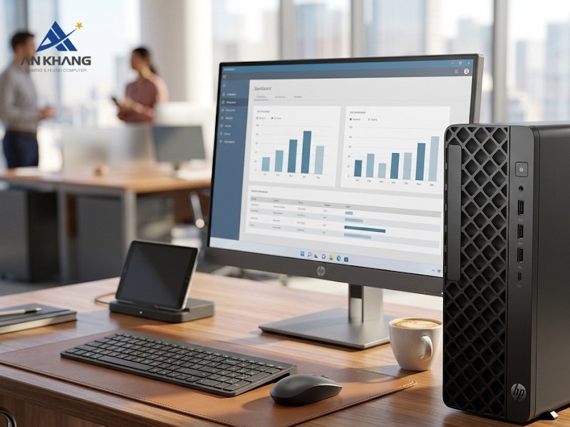 Máy tính để bàn HP ProDesk 2 SFF G1i CU3A4AT mang đến hiệu năng mạnh mẽ nhờ vào Intel Core i5-14500