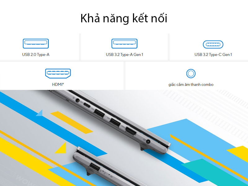 Khả năng kết nối: Vivobook 15 X1504VA-NJ1969W