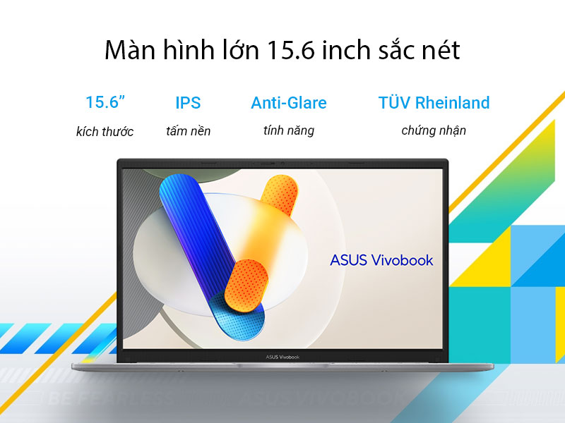 Asus Vivobook 15 X1504VA-NJ1969W sở hữu màn hình 15.6 inch sắc nét