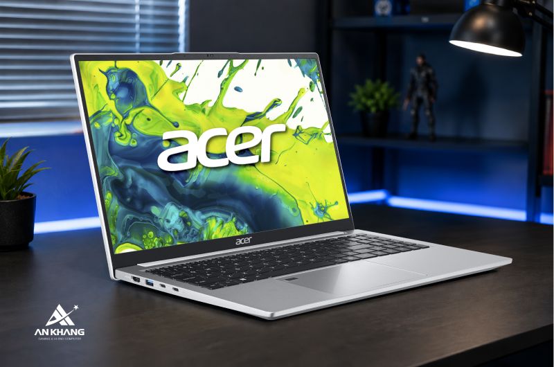 Laptop Acer Aspire Go 15 AI AG15-52P-52WT NX.JWKSV.001 trang bị CPU Intel Core Ultra 5 115U tích hợp AI