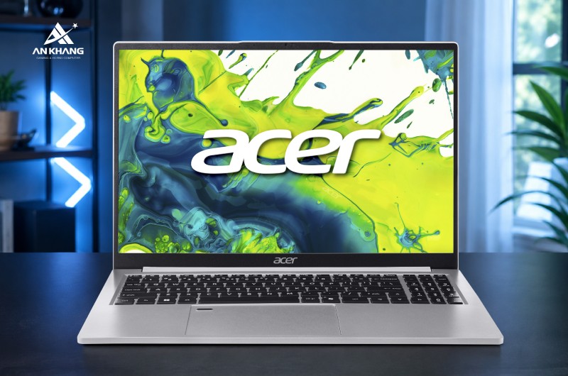 Laptop Acer Aspire Go 15 AI AG15-52P-52WT NX.JWKSV.001 gọn nhẹ, ổn định, pin dài cho nhu cầu học tập, làm việc, giải trí cơ bản