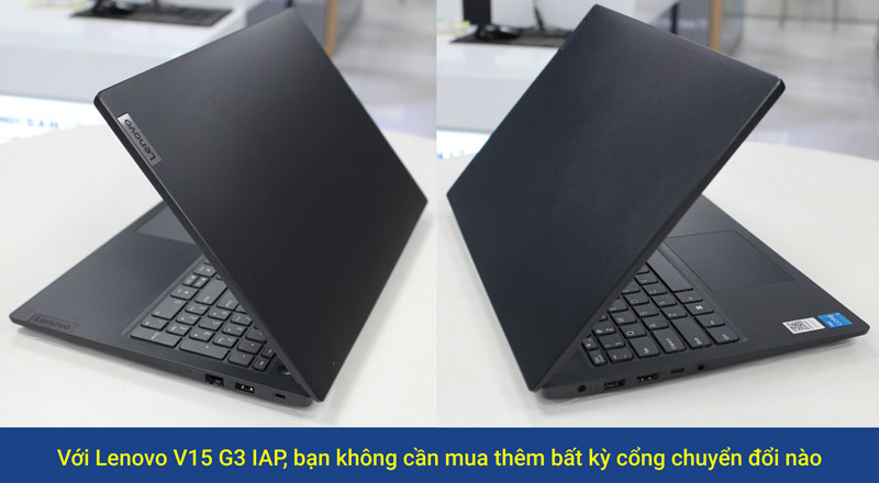 Laptop Lenovo V15 G3 IAP 82TT005SVN - HSSV CNTT, marketing, giáo viên, bác sĩ, nhân viên văn phòng