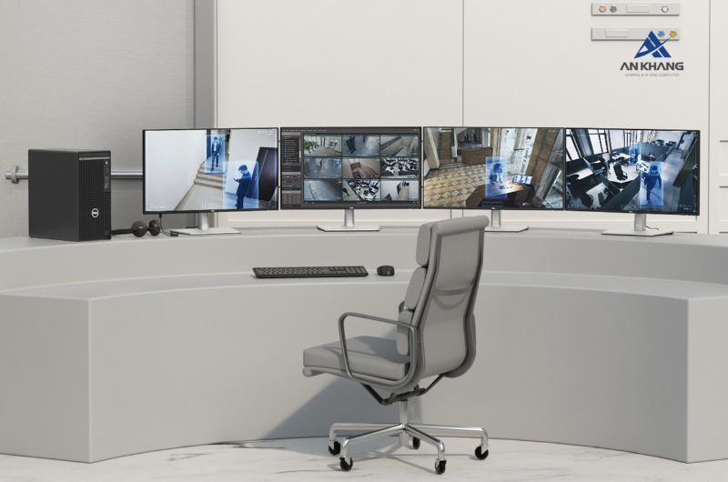 Máy tính để bàn Dell OptiPlex 7020 Tower 42OT702001 trang bị lên tới 8 cổng USB, xuất tối đa 4 màn hình