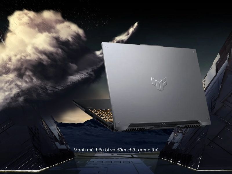 ASUS TUF Gaming F16 FX607VJ-RL034W mang thiết kế bền bỉ, đậm chất gaming