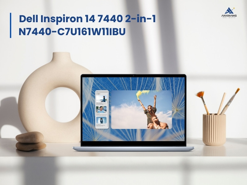 Laptop Dell Inspiron 14 7440 2-in-1 N7440-C7U161W11IBU - Laptop đa năng 2in1 đáp ứng mọi nhu cầu