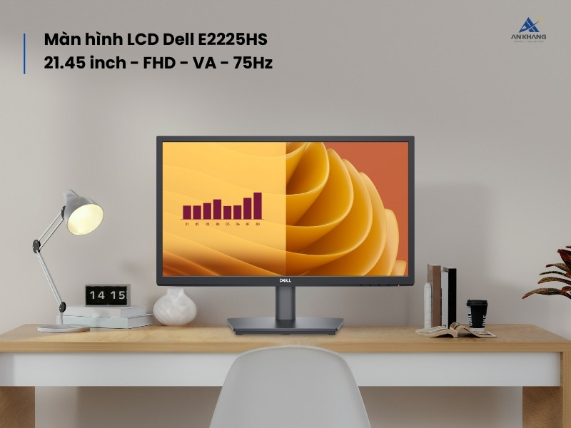 Màn hình LCD Dell E2225HS (21.45 inch - FHD - VA - 75Hz) - Màn hình giá rẻ, chất lượng