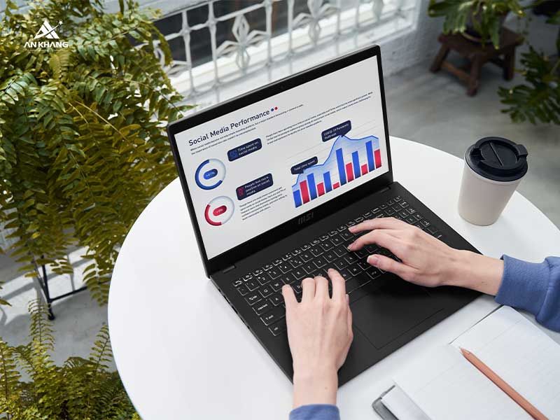 Laptop MSI Modern 15 B13M 438VN cho trải nghiệm nhập liệu thoái mái