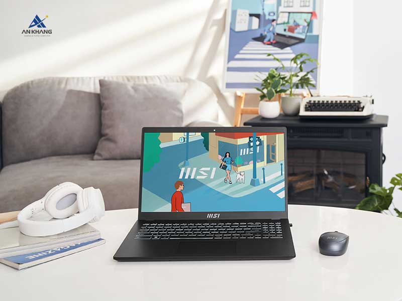Laptop MSI Modern 15 B13M 438VN gọn nhẹ, bền bỉ, ổn định
