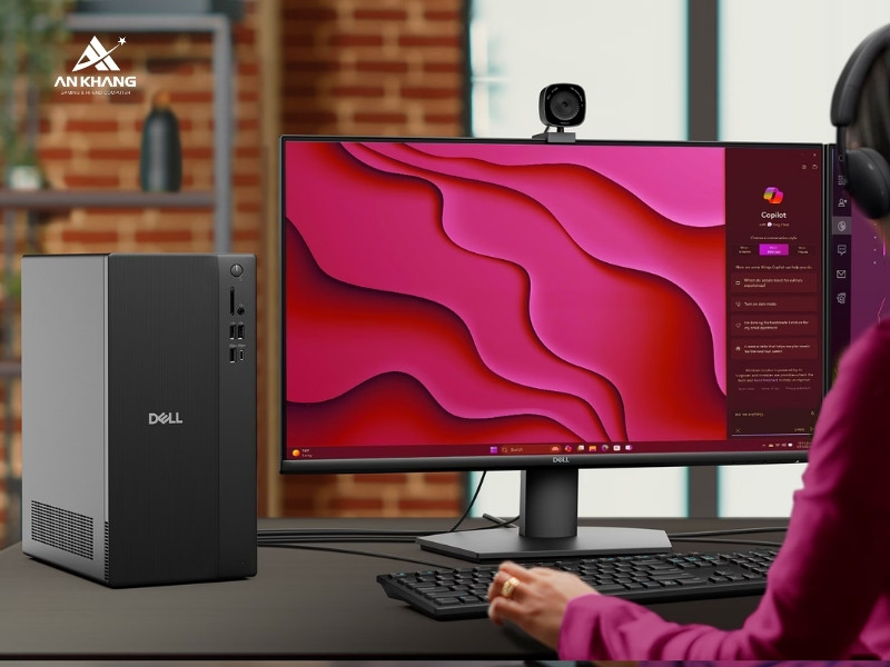 Máy tính để bàn Dell Tower ECT1250 TFPC812 bảo mật vững chắc