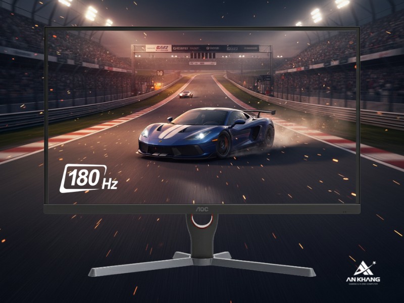 Màn hình Gaming AOC 24G11E/74 cho chuyển động hình ảnh mượt mà, liền mạch