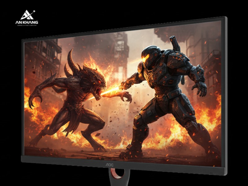 AOC 24G11E/74 cho hình ảnh có chiều sâu, màu sắc sống động