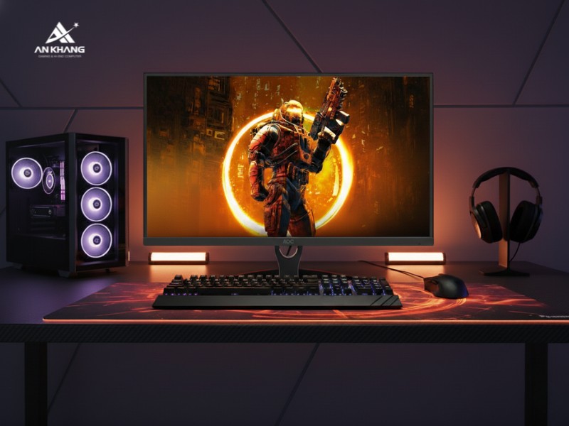 Màn hình Gaming AOC 24G11E/74 tốc độ cao, hiển thị đẹp