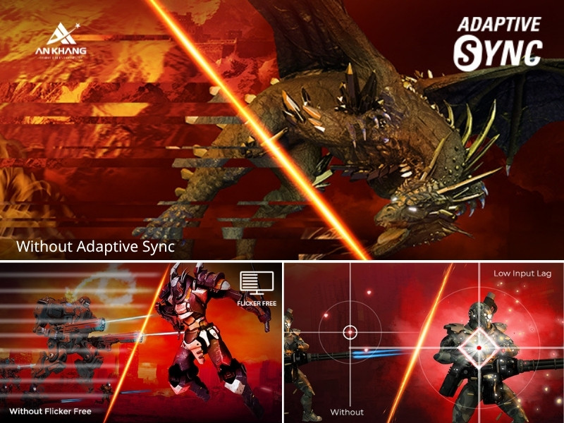 Màn hình Gaming AOC 24G11E/74 với bộ ba công nghệ hỗ trợ game thủ