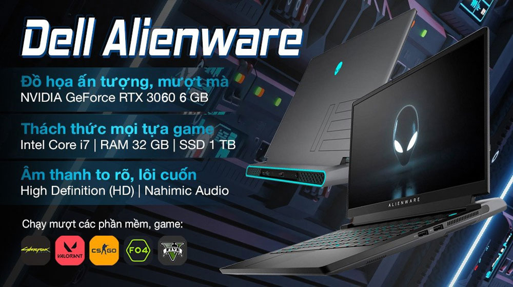 Laptop Dell Gaming Alienware M15 R6 P109F001CBL - TO TIỀN ĐẤY NHƯNG MÀ NGON
