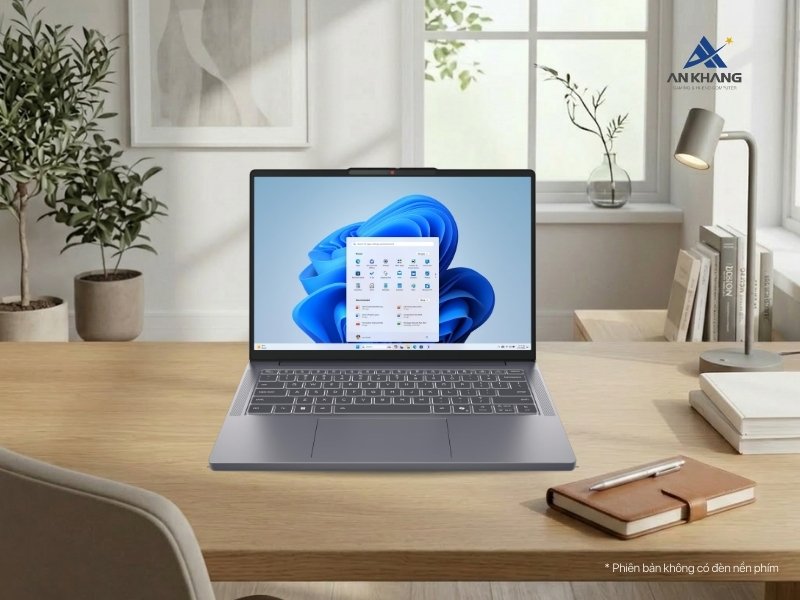 Laptop Lenovo IdeaPad Slim 3 14ARP10 83K6005UVN mỏng nhẹ, vận hành bền bỉ cho học tập, làm việc