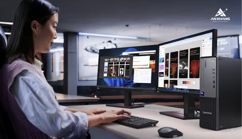 M&aacute;y t&iacute;nh để b&agrave;n Lenovo ThinkCentre neo 50s Gen 6 13DM003LVA trang bị kết nối linh hoạt, tương th&iacute;ch hầu hết c&aacute;c thiết bị
