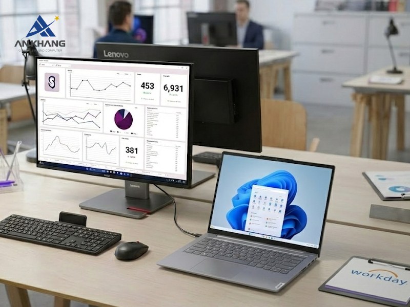 Hiệu năng ổn định đáp ứng nhu cầu làm việc chuyên nghiệp của Lenovo ThinkBook 14 G9 IRL 21UY008HVA