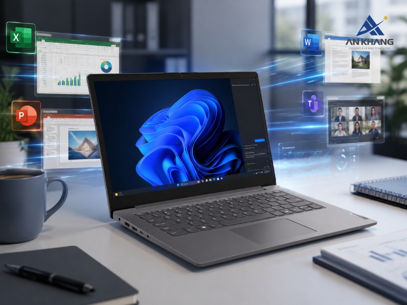 Hiệu năng mạnh mẽ được trang bị trên laptop Lenovo V14 G5 IRL 83HD0038VA