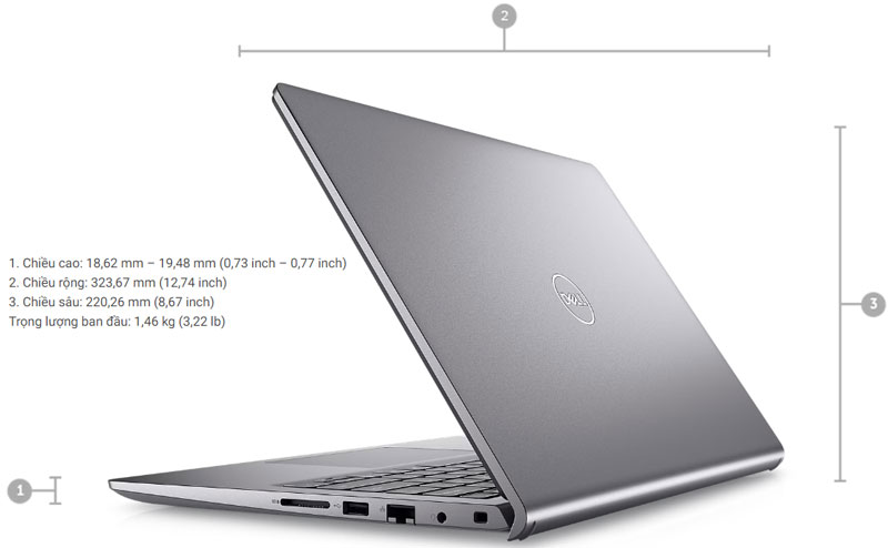 Laptop Dell Vostro 3430 V4I3001UB - Sự lựa chọn hoàn hảo cho sinh viên, luật, sư phạm, kinh tế, kế toán, marketing