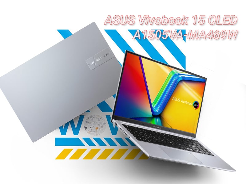 Laptop Asus Vivobook 15 OLED A1505VA-MA469W - Laptop văn phòng cấu hình cao