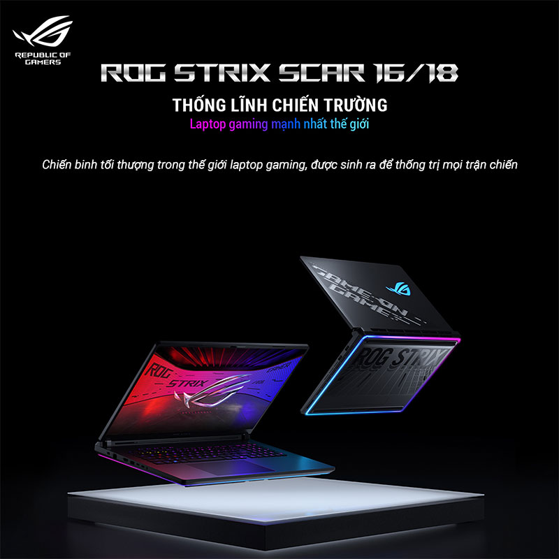 Laptop ASUS ROG Strix SCAR 16 G635LW-RW175W - Sức mạnh tối thượng làm chủ cuộc chơi
