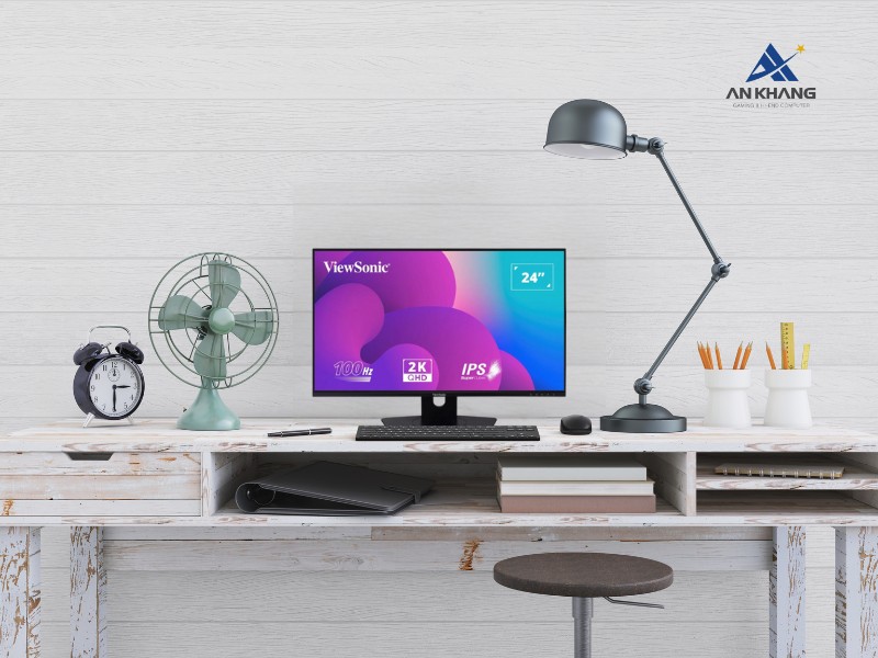 Màn hình Viewsonic VX2480-2K-SHD-2 là màn hình 2K sắc nét cho làm việc và giải trí