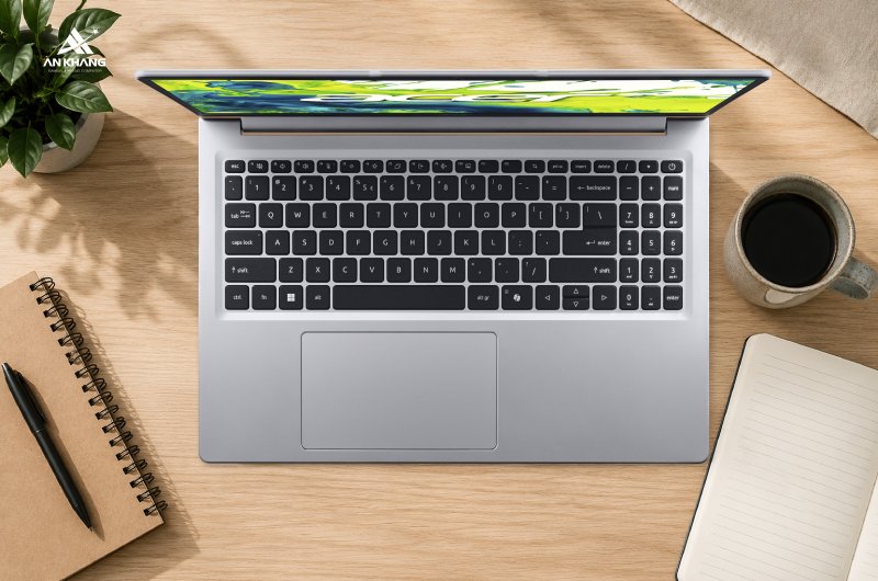 Laptop Acer Aspire Lite 15 AL15-49P-R6XX NX.DRZSV.002 thiết kế mỏng nhẹ chỉ 1.45 kg, bản lề mở 180 độ