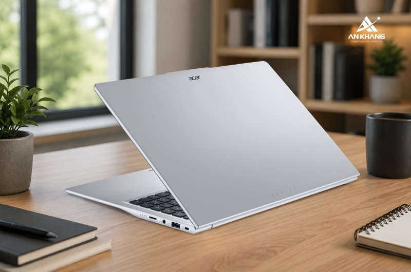 Laptop Acer Aspire Lite 15 AL15-49P-R6XX NX.DRZSV.002 nổi bật với thời lượng pin lên đến 9 tiếng